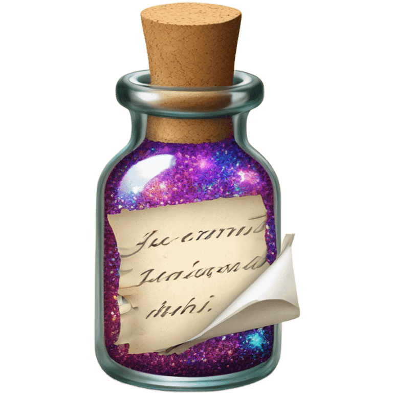 a WISH BOTTLE
 emoji