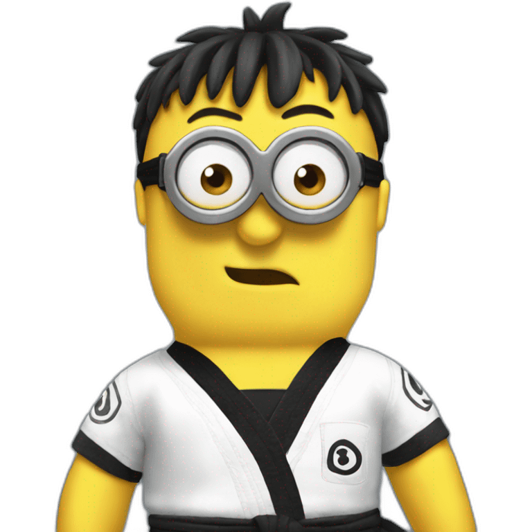 minion karate black belt emoji