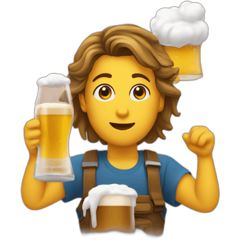 M’être Hoda en train de voir une beer emoji