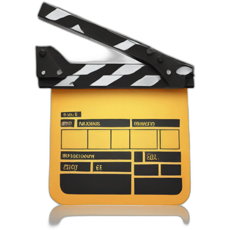 directors clapboard emoji