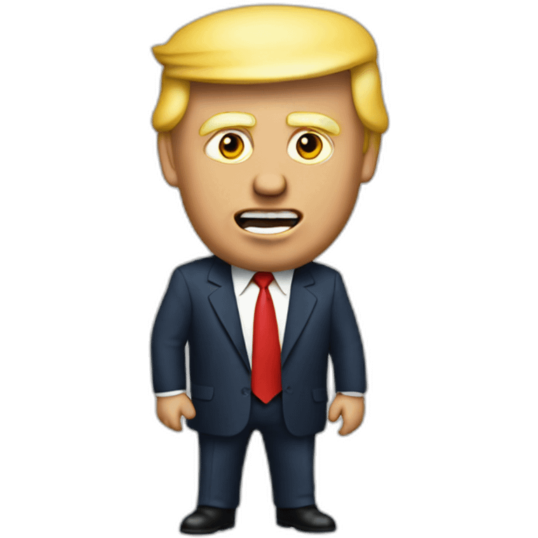 Trump with jig emoji