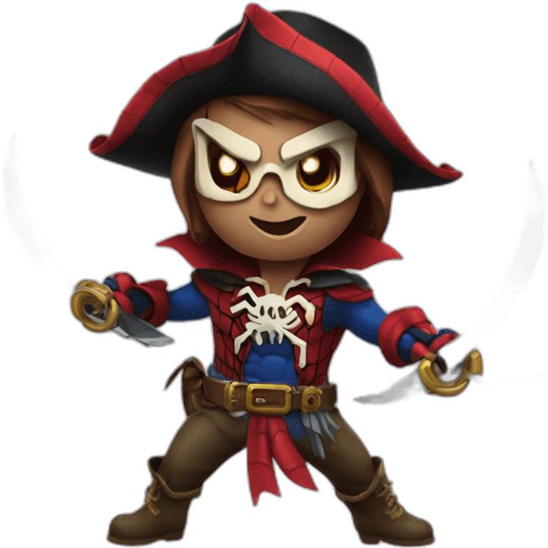 spider-man cursed pirate emoji