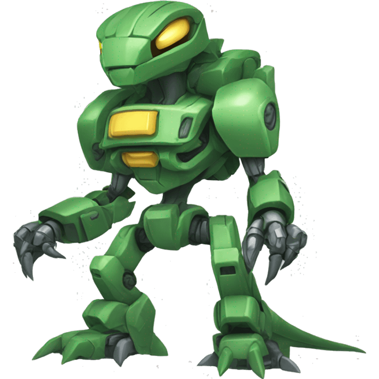 Reptile-Medabot-Mecha full body emoji