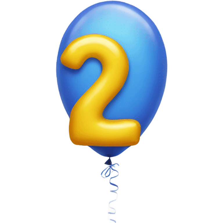 Number 25 balloon emoji