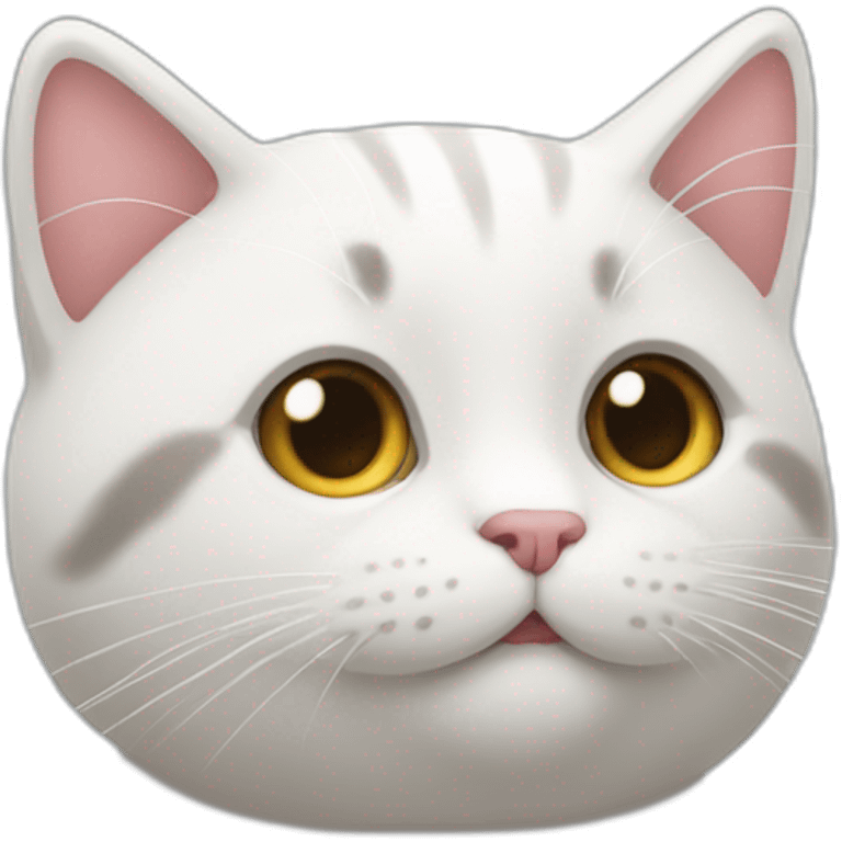 Un chat qui fait un coeur emoji