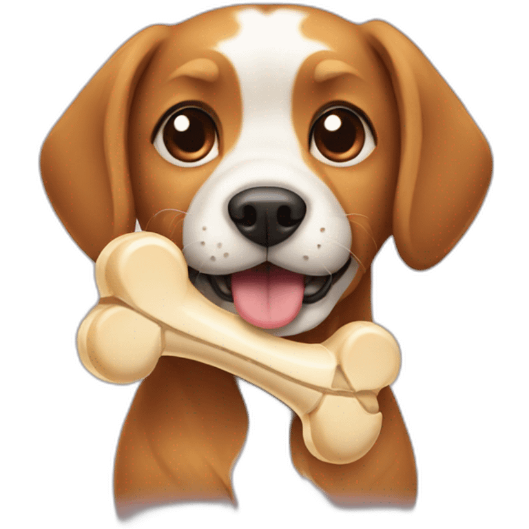 dog with bone emoji