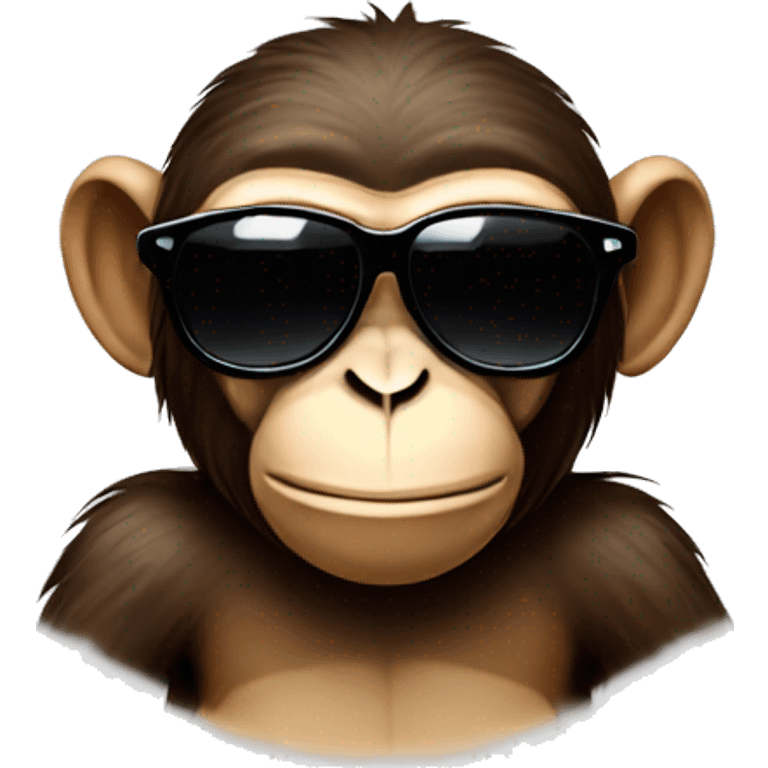 monkey with sunglasses emoji