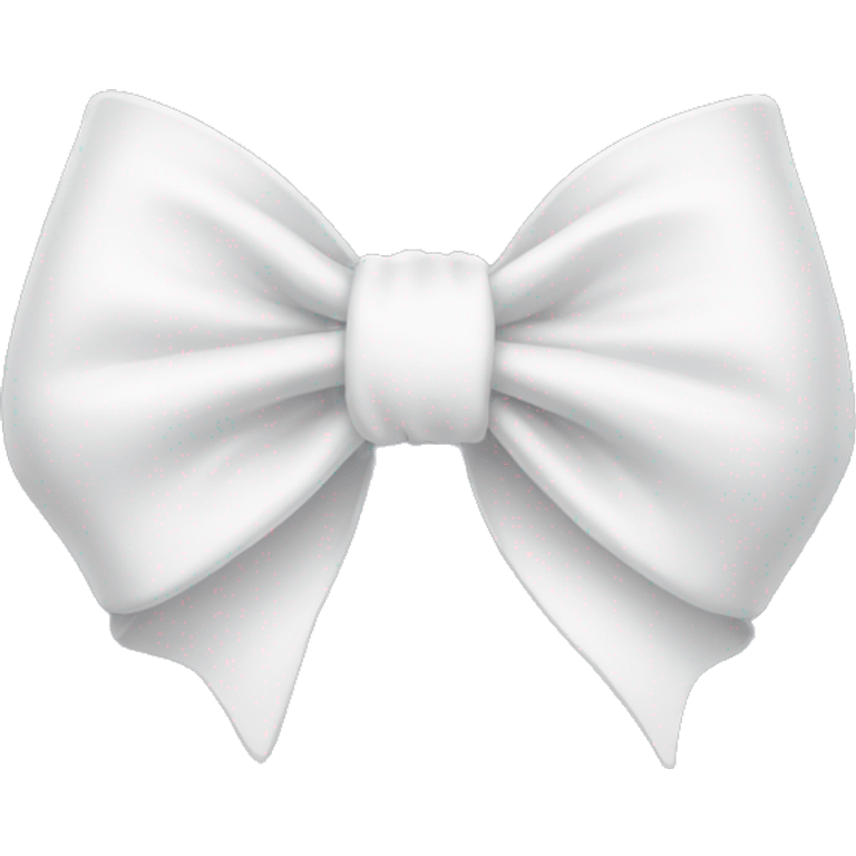 White bow emoji