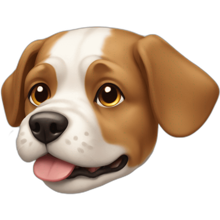 chien qui mange du caca emoji