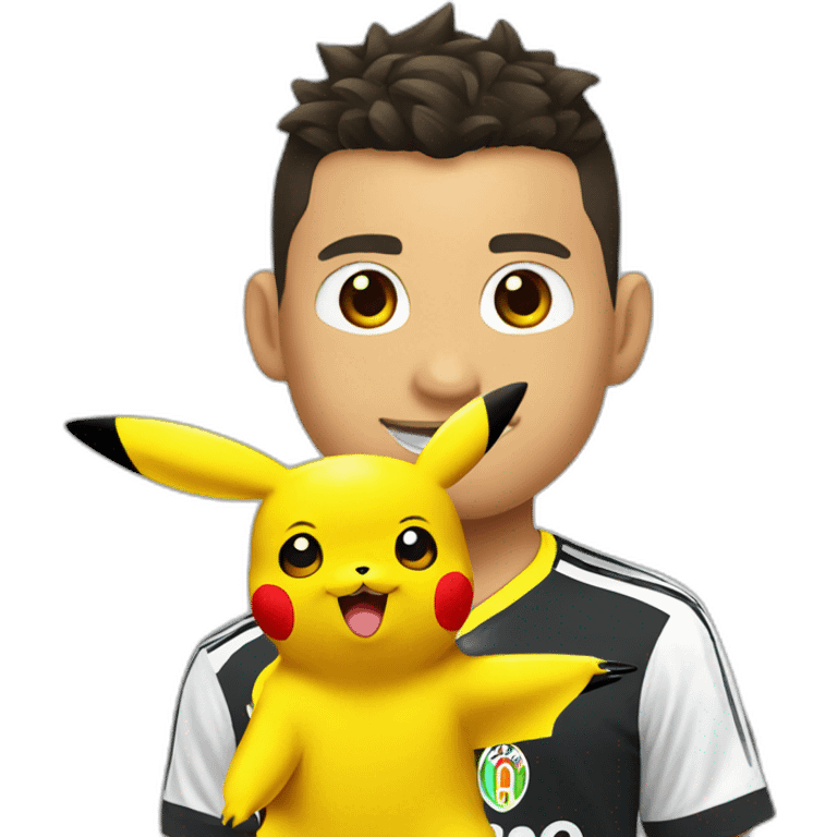 Pikachu sur ronaldo emoji