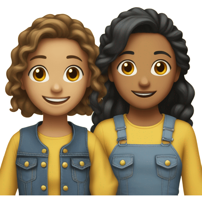 two girls  emoji