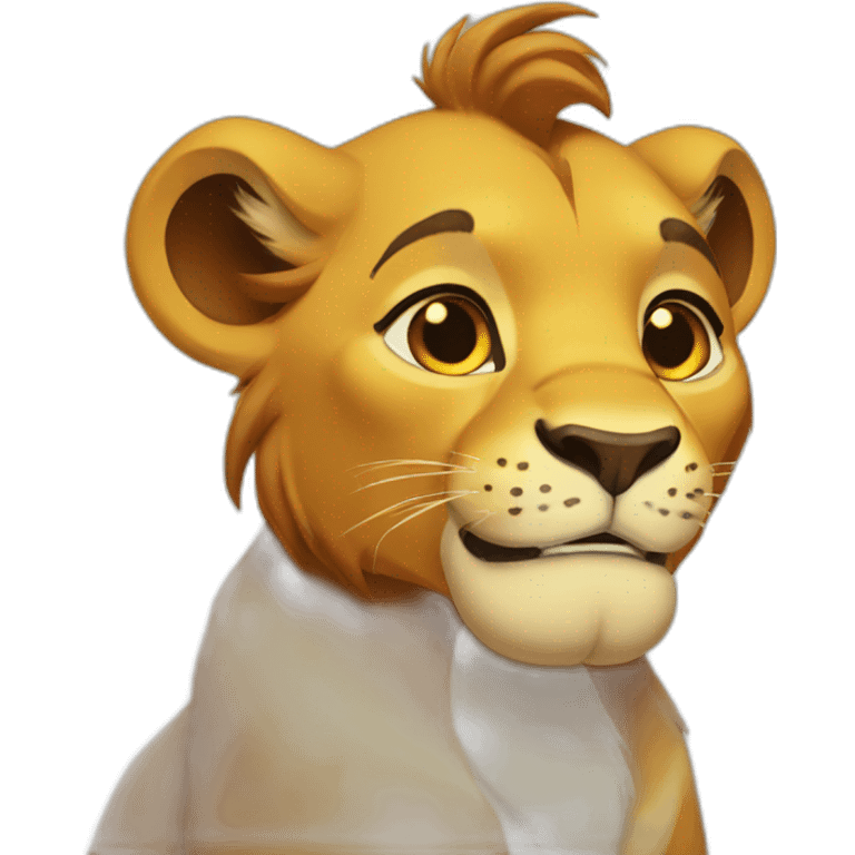 Simba emoji