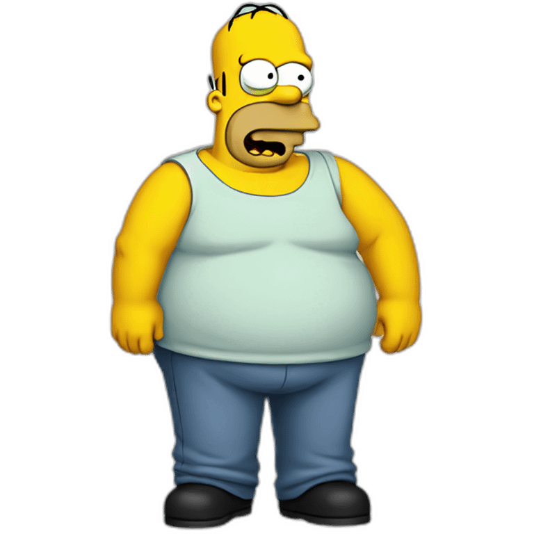 obese homer simpson emoji