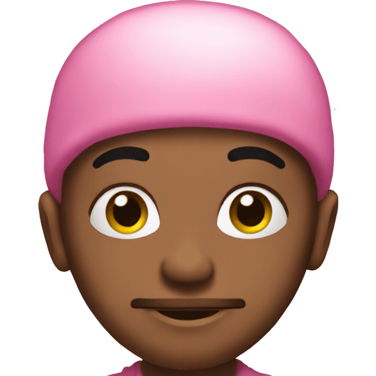 Pink christmas emoji