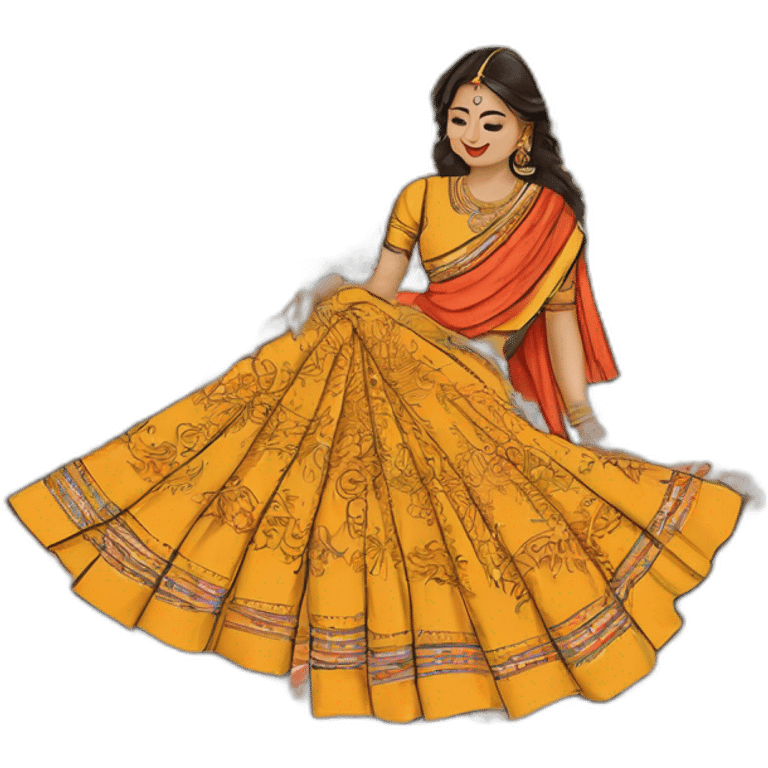 Mithila palker saree emoji