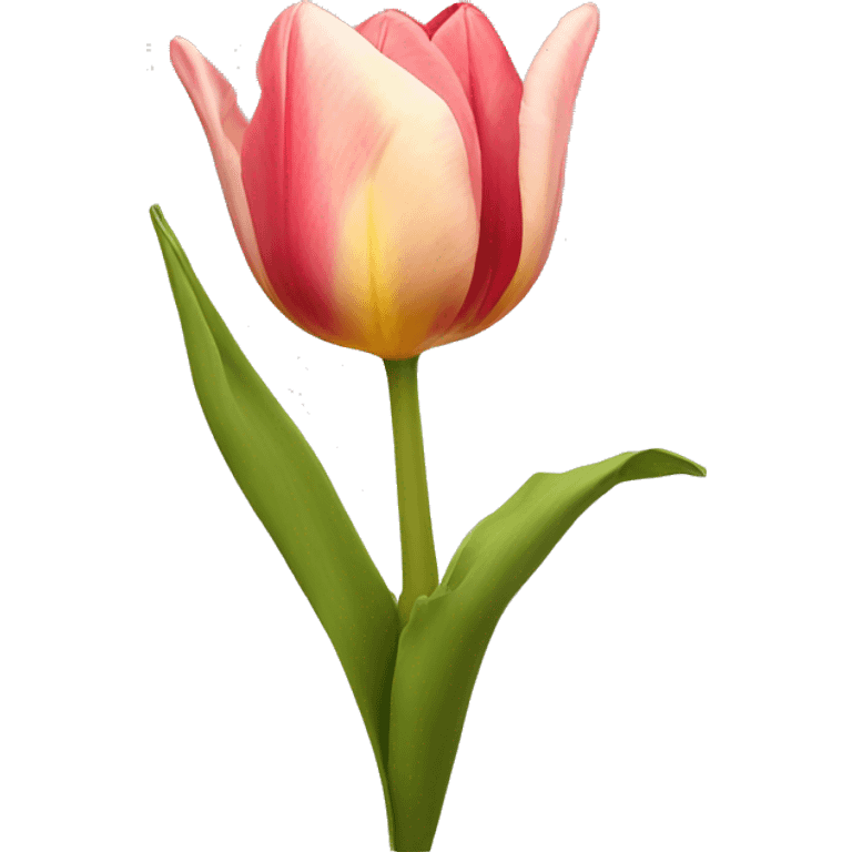 Rose tulip emoji