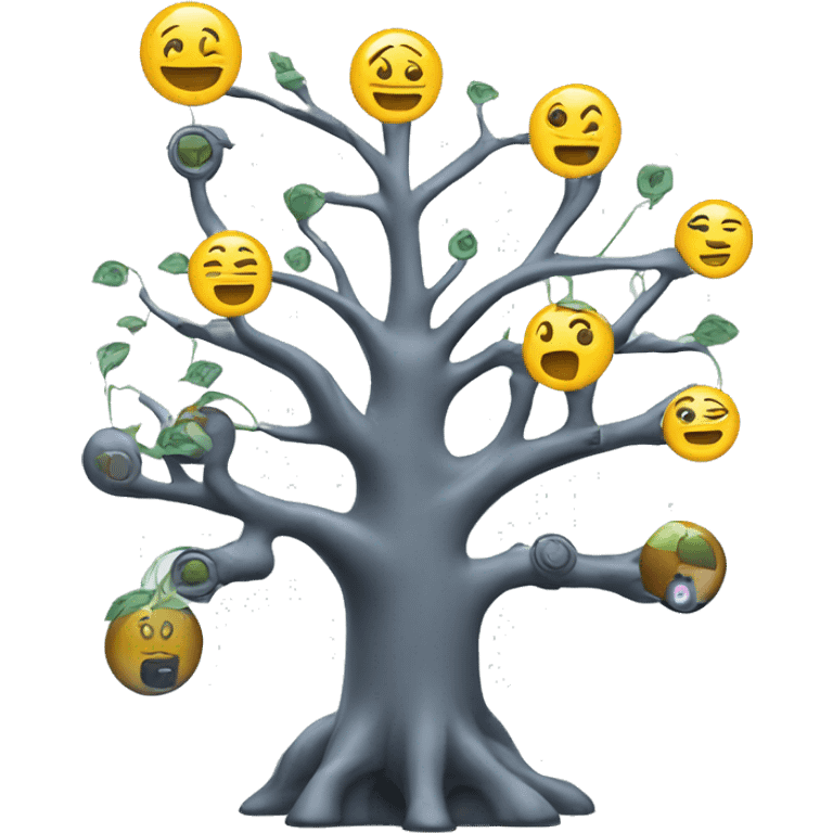 Process Automation displayed as nodes in a decision tree emoji