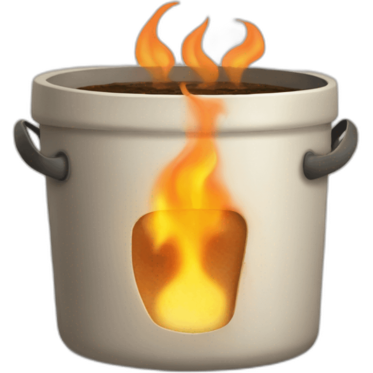 Burn Tofu in pot emoji