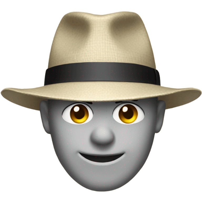 Chat avec chapeau emoji