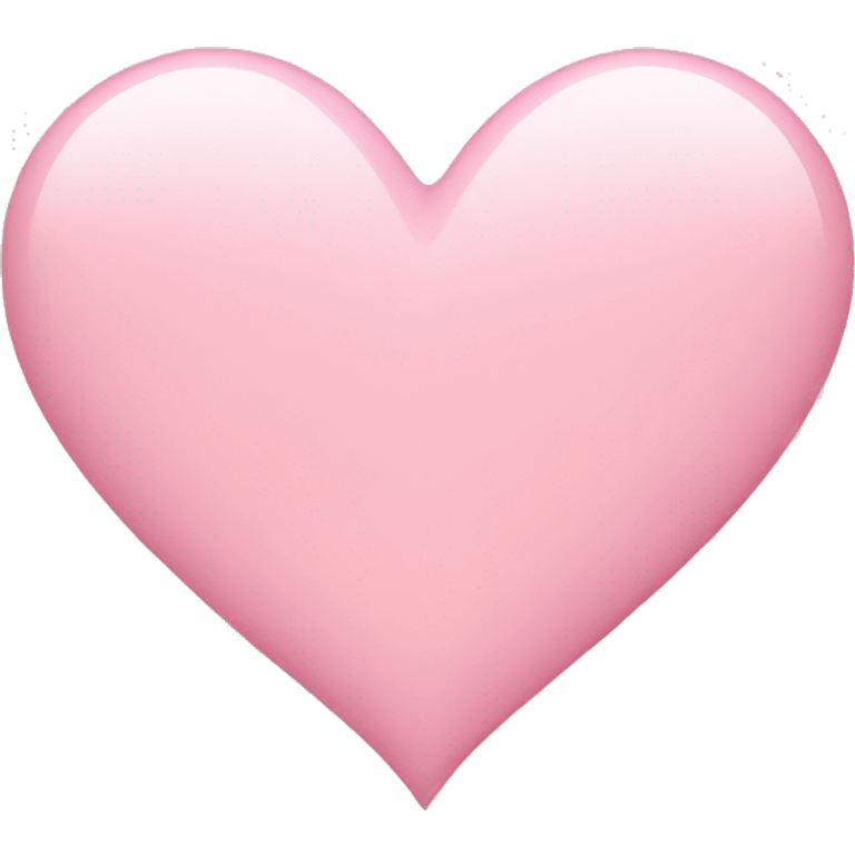 light pink heart emoji