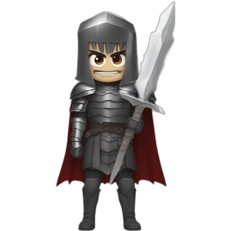 angry berserk guts with large claymore without guard emoji