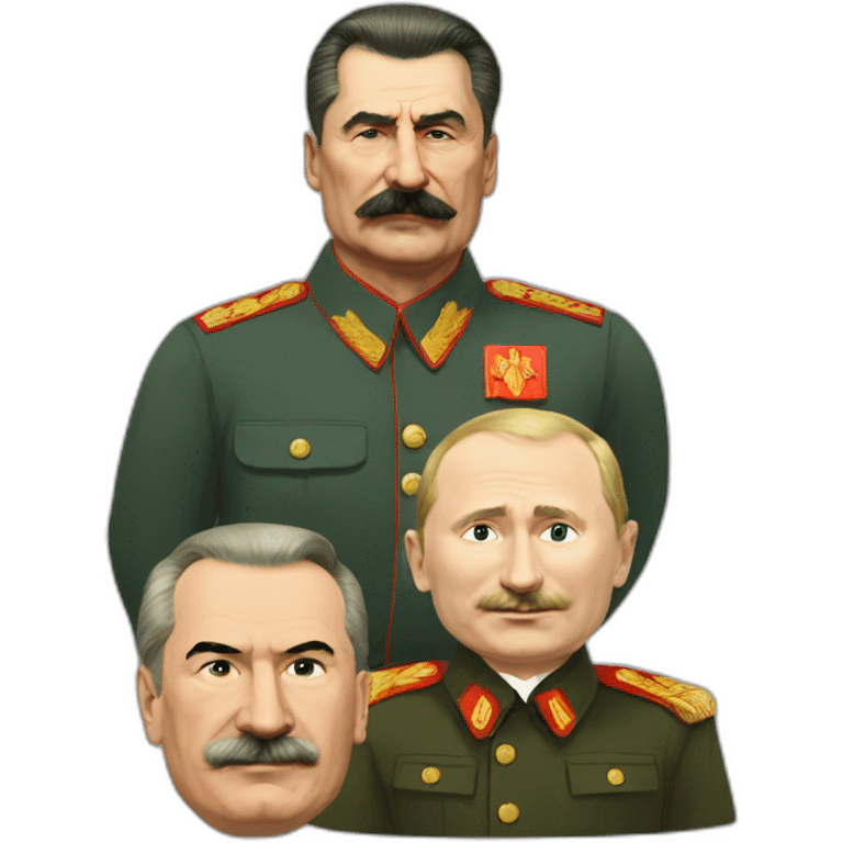 stalin with putin emoji