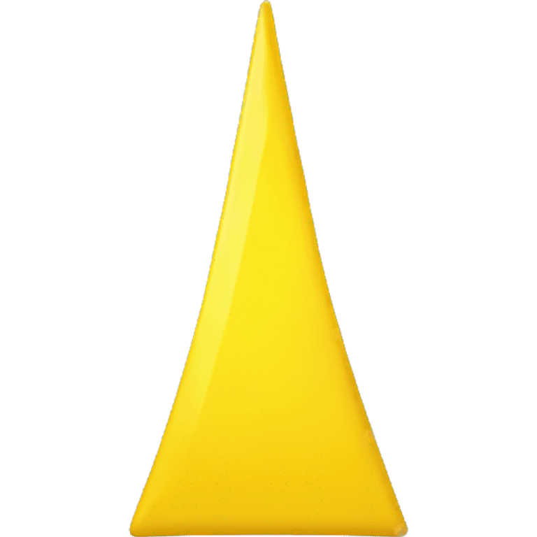 yellow triangle flag emoji