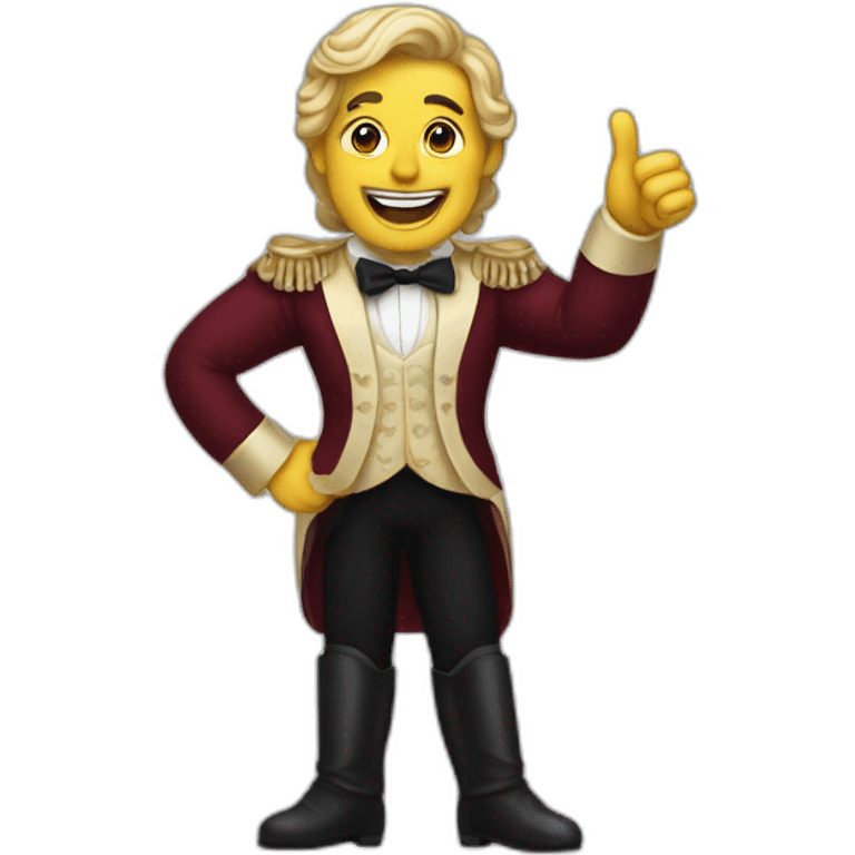 opera singer thumbs up emoji