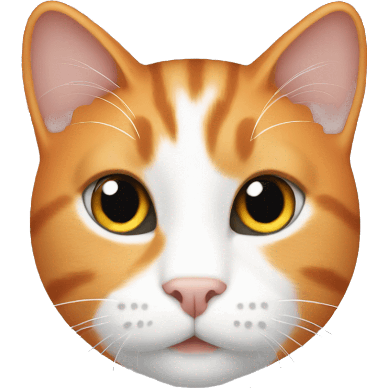 a orange and white cat  emoji