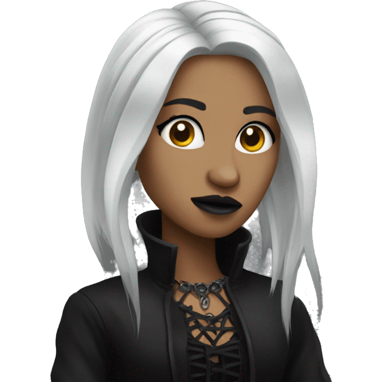 Gothic singer emoji