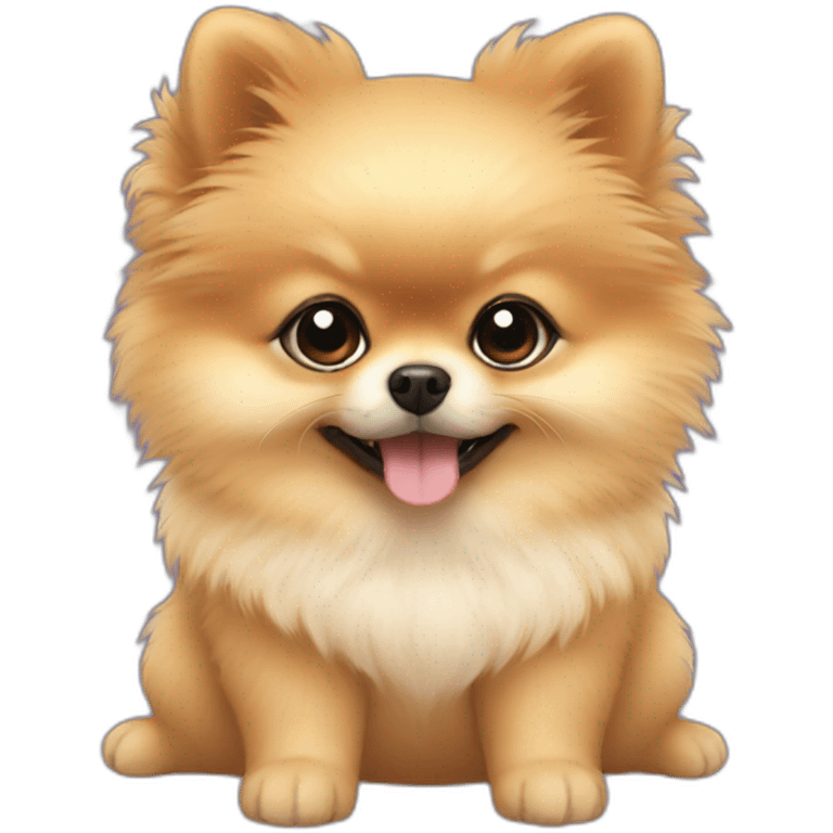 Baby Pomeranian emoji