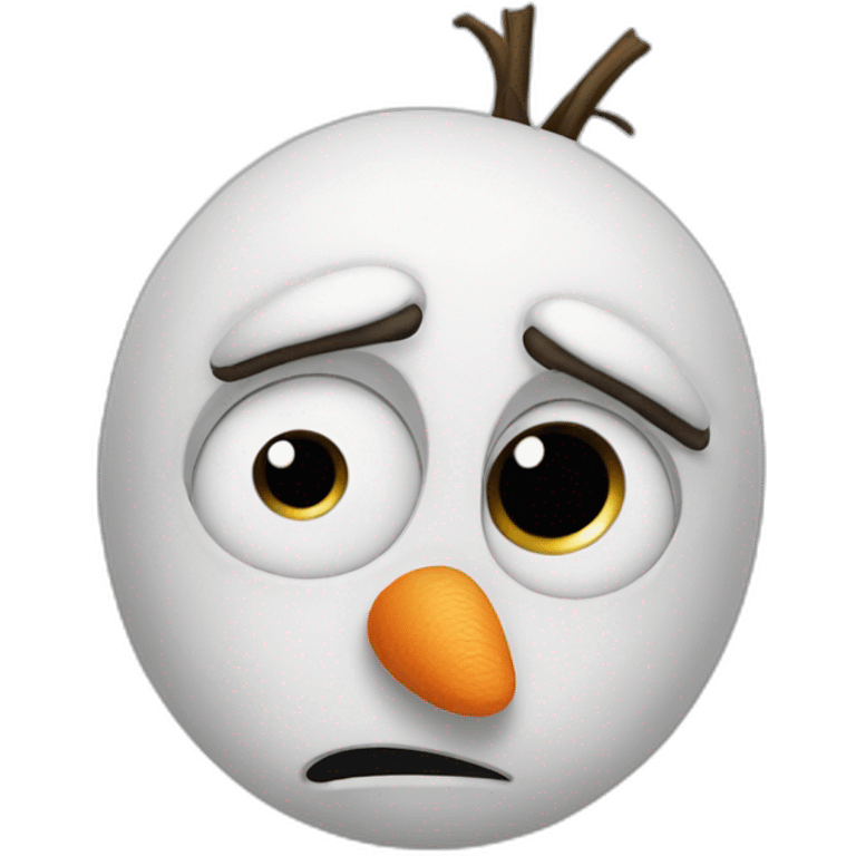 olaf sad emoji