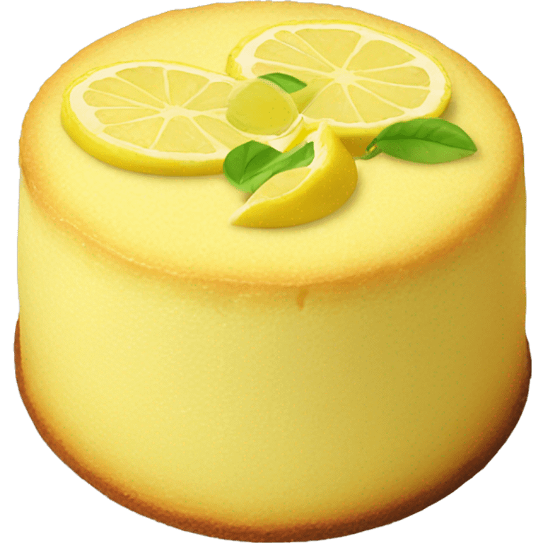 Lemon cake emoji