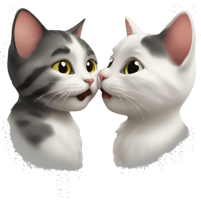 cats kissing  emoji