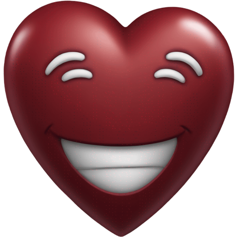 Dark red heart  emoji