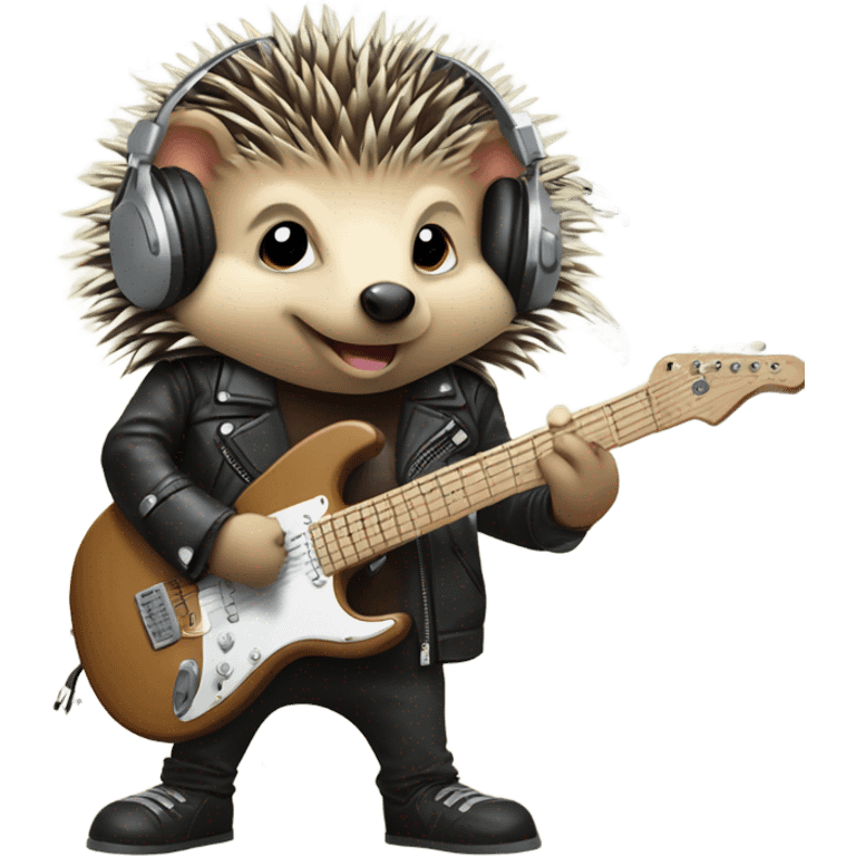 Hedgehog heavy metsl emoji