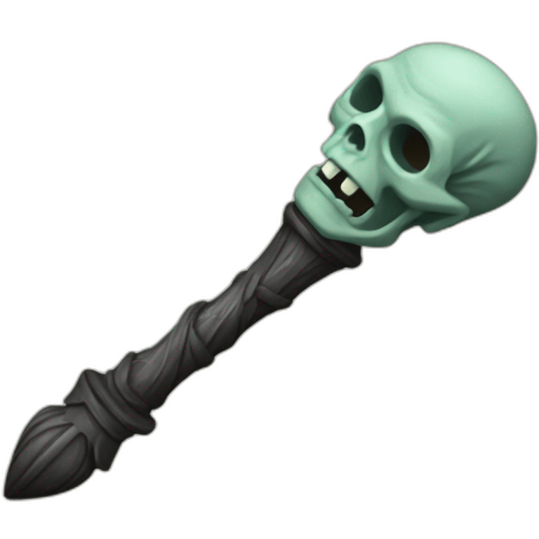 Voldemort wand emoji