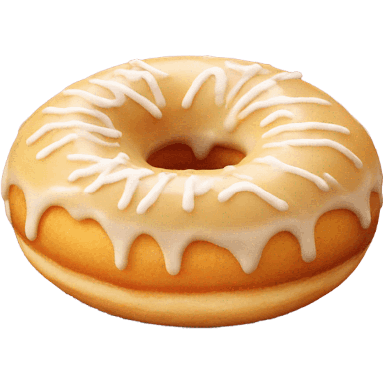 Custard doughnut emoji