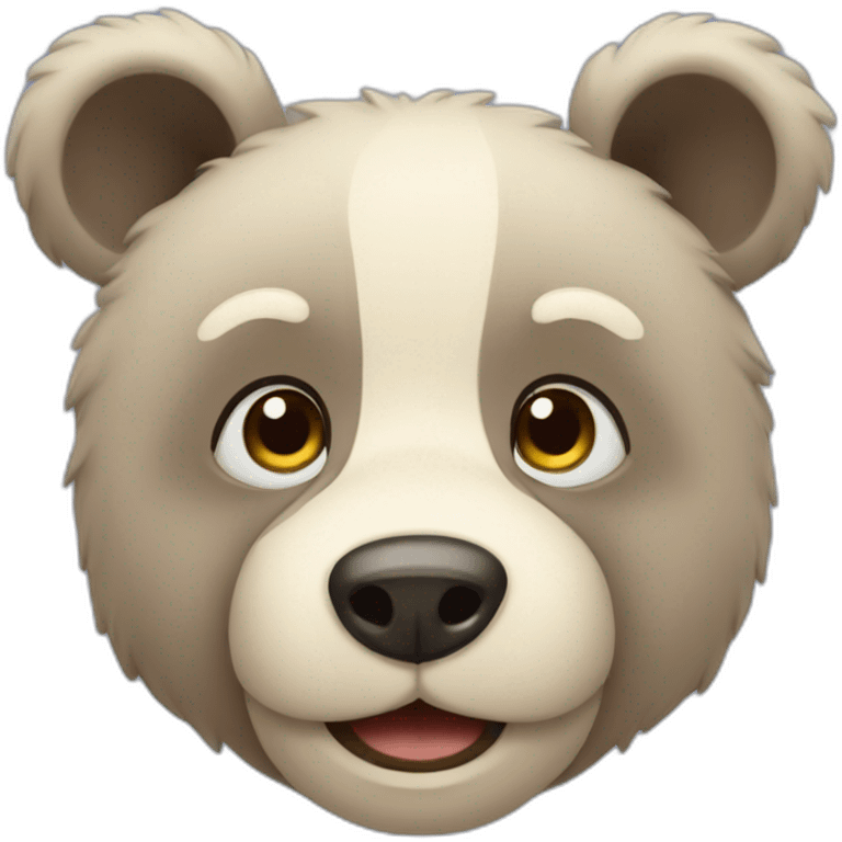 Bleu cute bear emoji