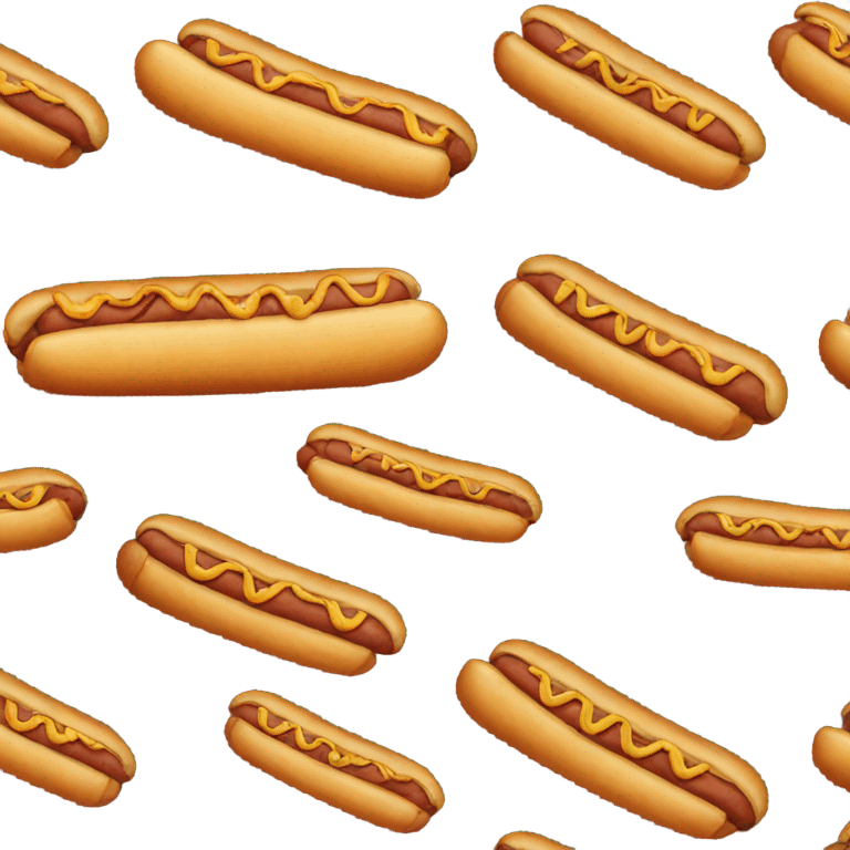 Wrinkly hotdog emoji