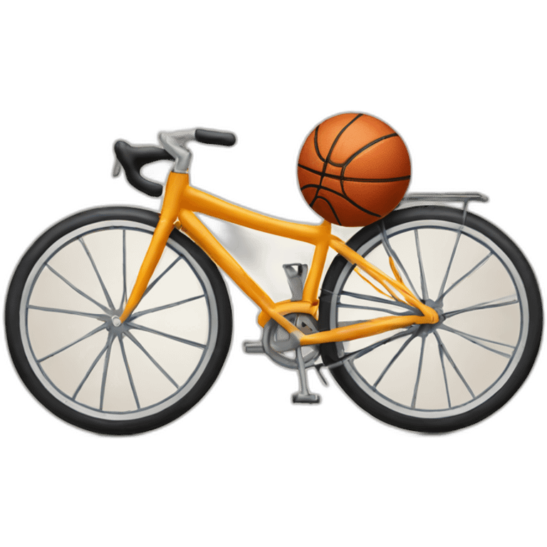 basketball on a bike emoji