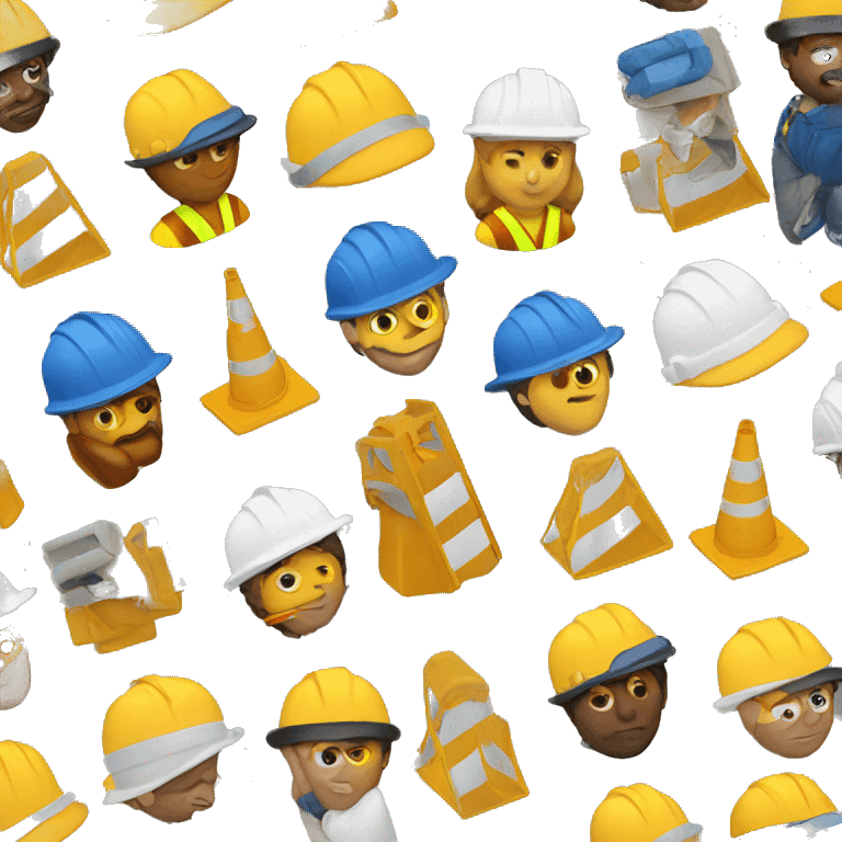 construction site safety, aschSD cap emoji