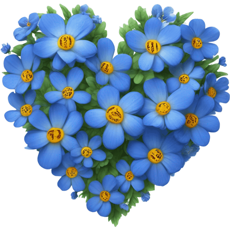 ultramarine flower heart emoji