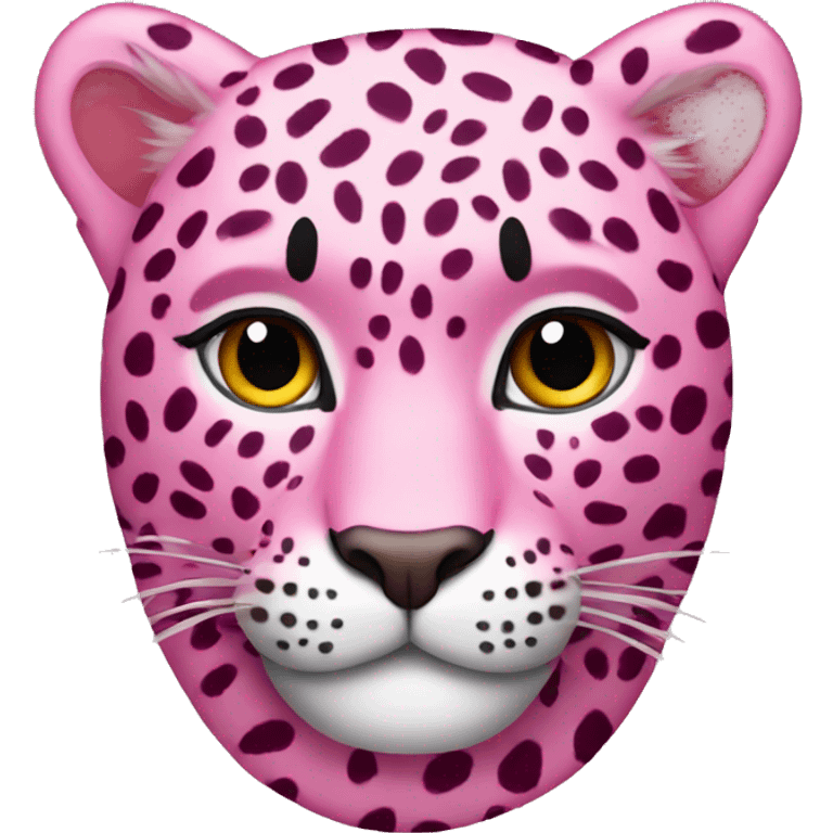 pink leopard emoji