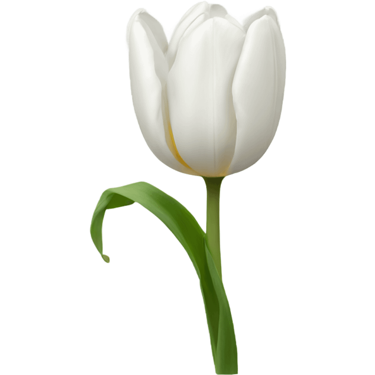 white tulip emoji