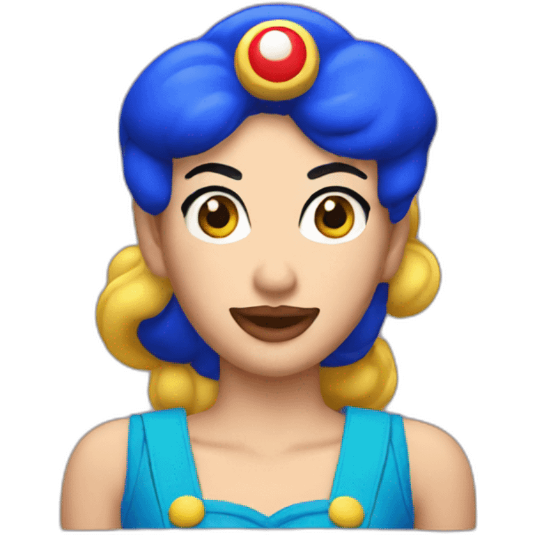 super mario drag queen emoji