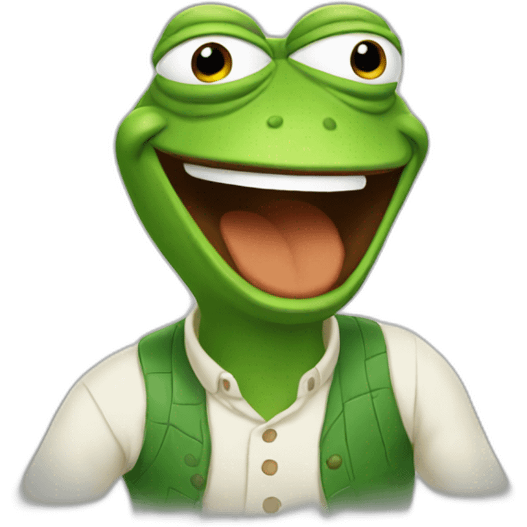 pepe-laugh emoji