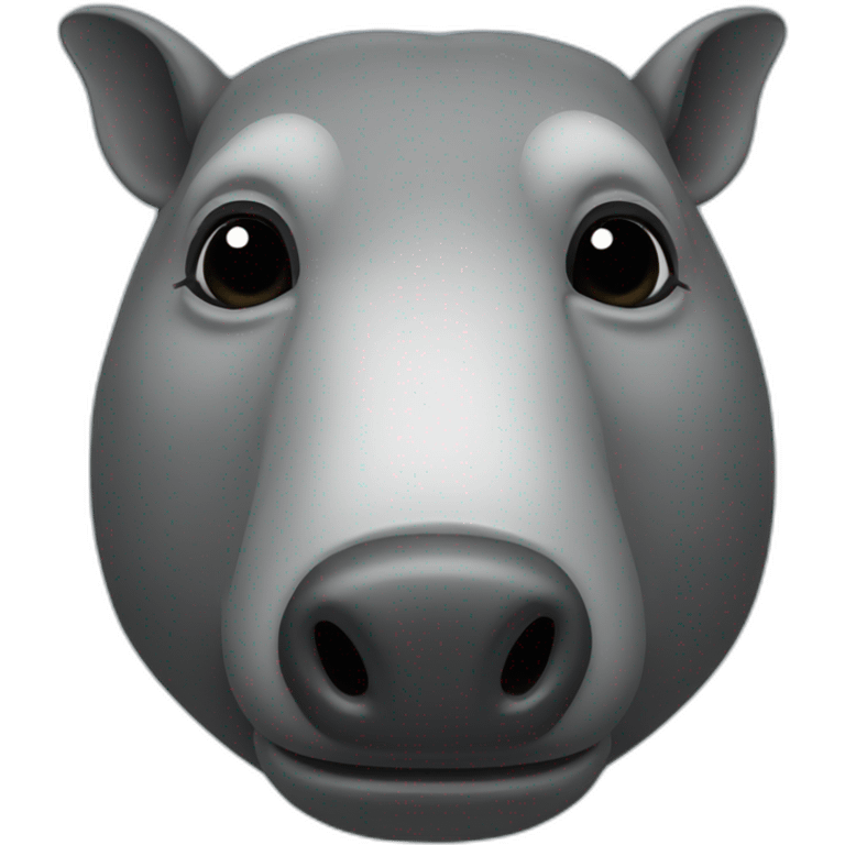 tapir head emoji