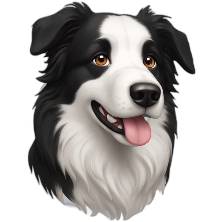 Border collie dog Newfoundland emoji