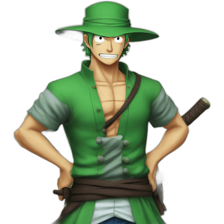 One piece zoro emoji